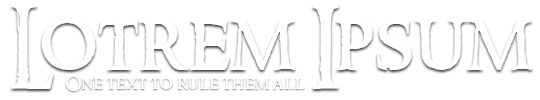 LOTRem Ipsum